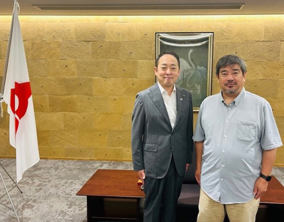 山口県宇部市/山口市長と観光事業の報告