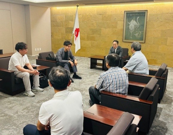 山口県宇部市/山口市長と観光事業の報告