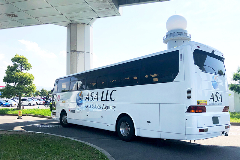 訪日外国人および国内日帰りバスツアーの車内サンプリング