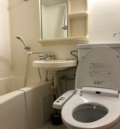 各お部屋ごとにバス・トイレ付